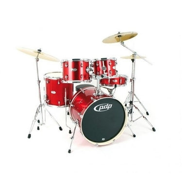 Bateria Pdp 5 Pzas Color Candy Apple C/Herraje Cromado, Pdma2215hc-Ap